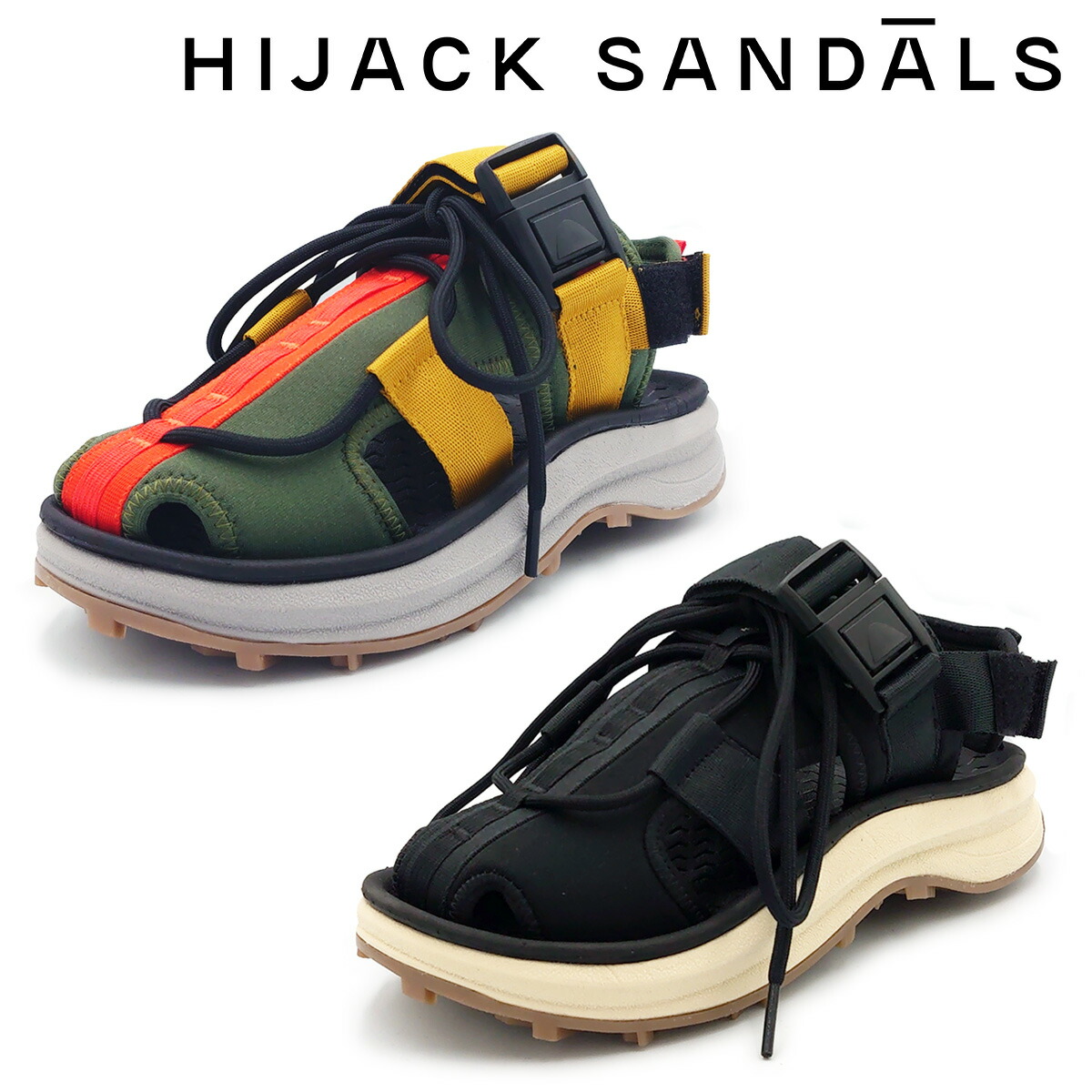 HIJACK SANDALS ハイジャックサンダル レディース サンダル ATLAS スポーツサンダル スポサン オシャレ 靴 履きやすい 厚底 おしゃれ 涼しい フェス|202シューズモリ 店
