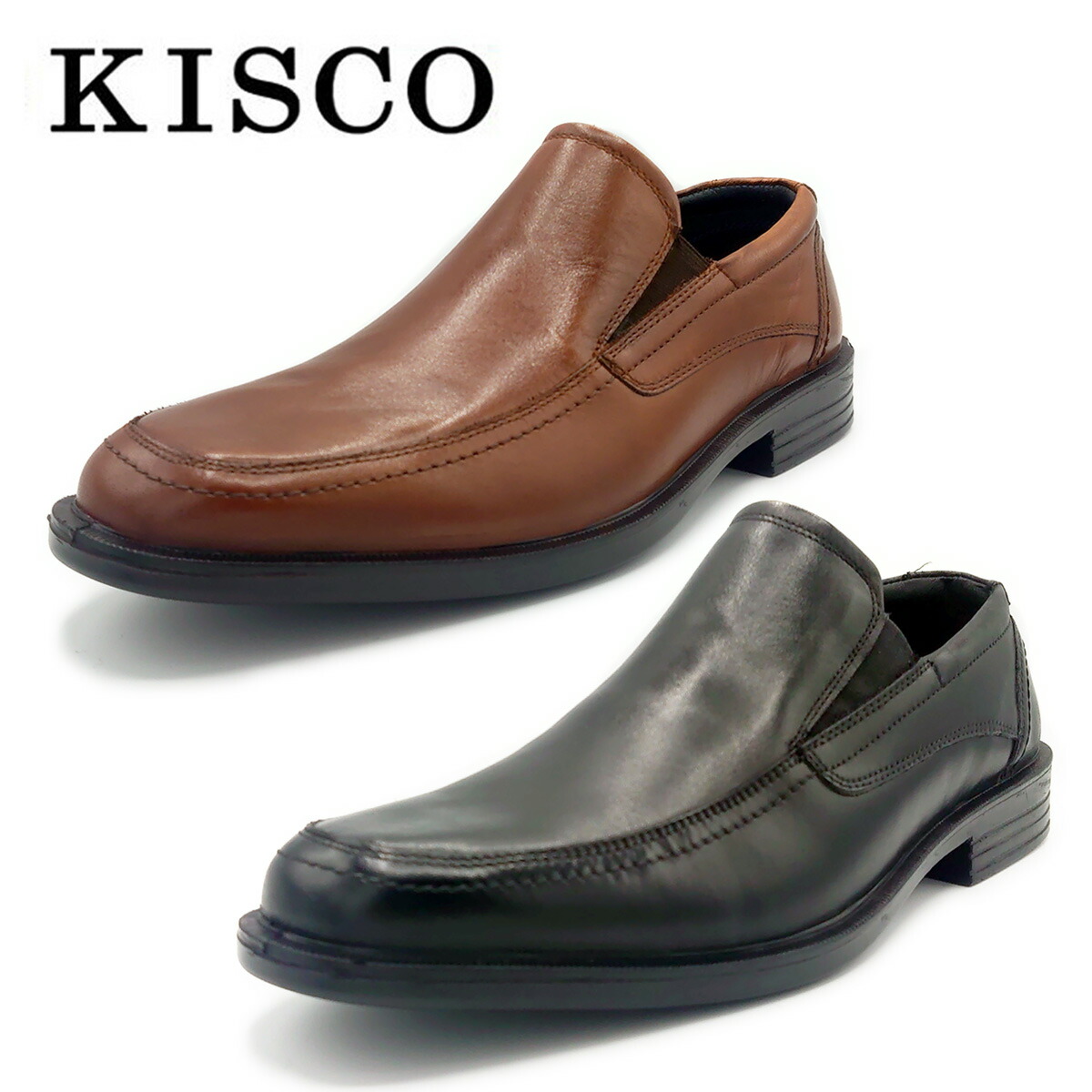 【楽天市場】KISCO キスコ メンズ スリップオン KS5909 靴 レザースリッポン レザー 本革 スリッポン ビジネス ビジネスシューズ フォーマル スリッポンメンズ シューズ めんず