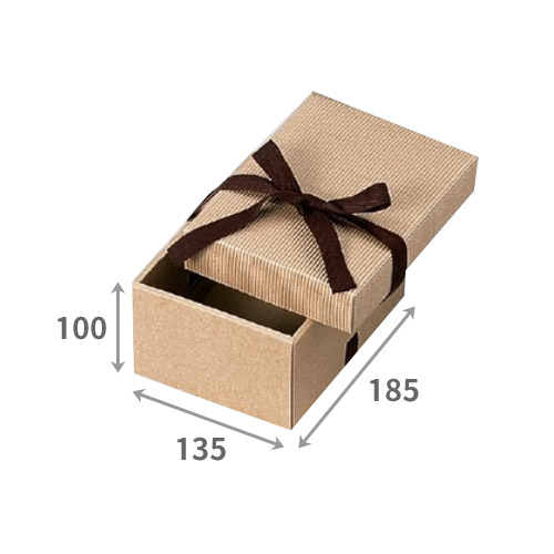 紐付きナチュラルボックス185×135×深さ100mm「100枚」