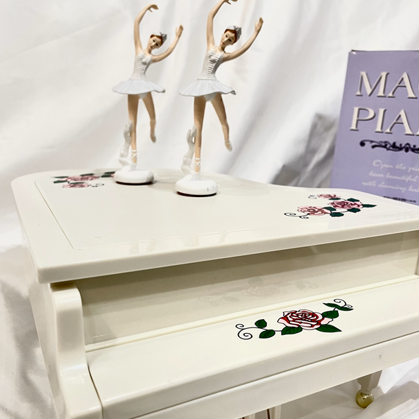 洋琴 女性バレエダンサー オルゴール MAGIC  PIANO バレー雑貨洋琴雑貨 インテリア・寝具・収納-オルゴール
