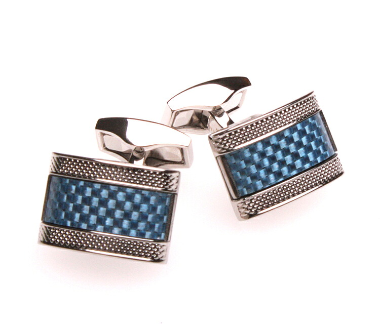 TATEOSSIAN（タテオシアン）カフリンクス 日本売りわたす店 CL2406 Palladium \u0026 Blue Alutex