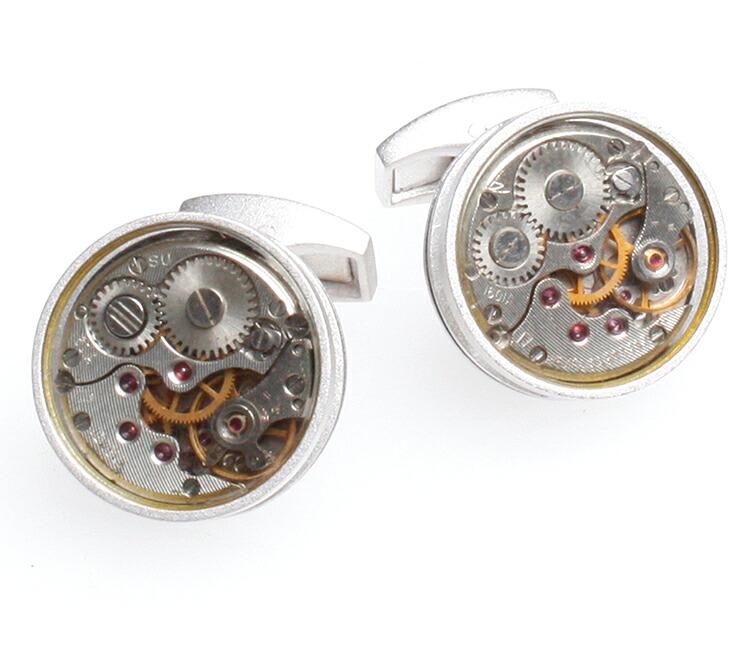TATEOSSIAN（タテオシアン）カフリンクス　日本販売店　CL7285-Matte Rhodium