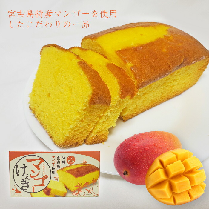 沖縄宮古島産マンゴー マンゴーケーキ お土産 10箱セット １箱 308g