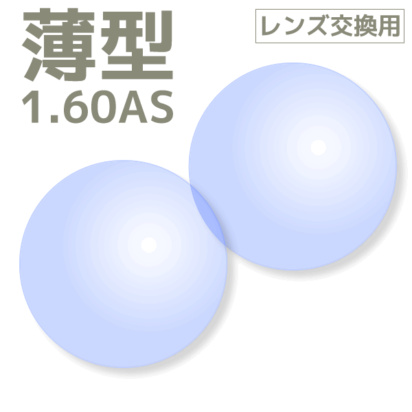 【楽天市場】【レンズ交換用レンズ2枚1組】薄型1.56球面レンズ