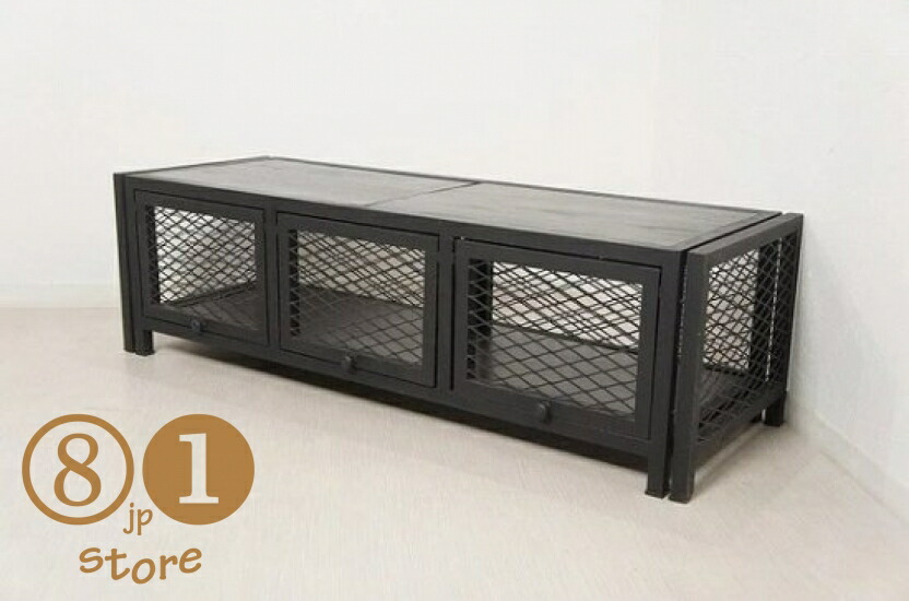 アイアン テレビボード TV台 インダストリアル 楽天市場】工業系インダストリアル アイアン テレビキャビネット W90