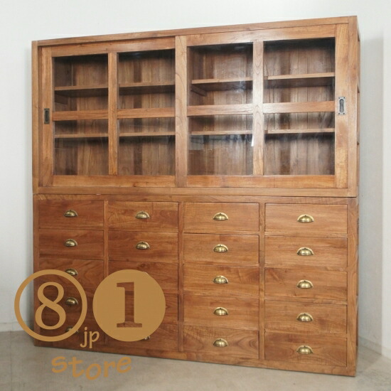 楽天市場】【期間限定最安値】アンティーク調 大型 ブック シェルフ