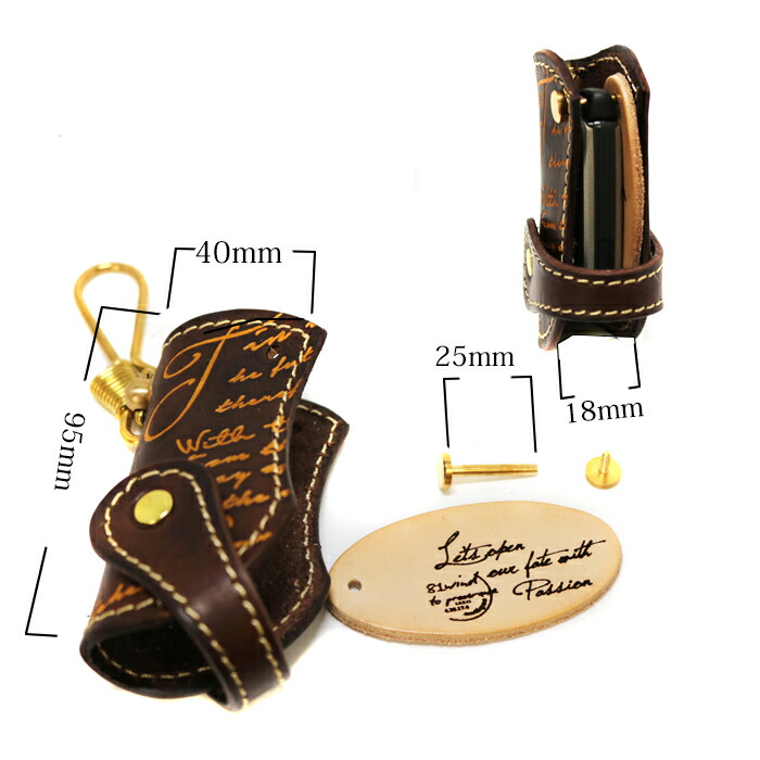楽天市場 本革 スライド キーケース 折りたたみナイフ みたいな スライドキーケース アンティーク 英字柄 お洒落 かっこいい 可愛い 便利 メンズ レディース 兼用 レザー キーホルダー 彼女 彼氏 ギフト プレゼント にも 81wind 革工房81wind