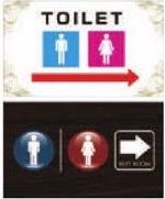 トイレ誘導案内パネル 告知 表示 演出 案内 パチンコ備品 送料無料 37,500円