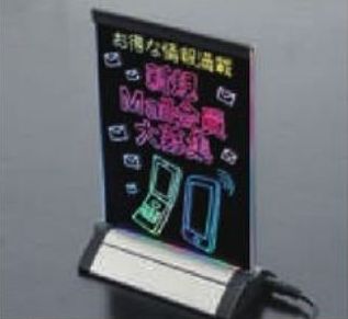 ＬＥＤパネル/スパークＰＯＰ　Ｂ6 1台 ポスター パネル LED 案内 アピール 告知 パチンコ備品 送料無料