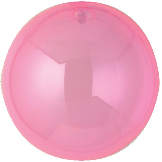 ﾃﾞｺﾊﾞﾙｰﾝ  23cm 桃透明 (10枚) 1セット 装飾 バルーン ディスプレイ パチンコ備品 送料無料