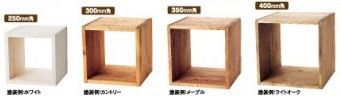 木製サイコロBOX 400mm角 塗装品 1個 カウンター 景品 ディスプレイ パチンコ備品 送料無料