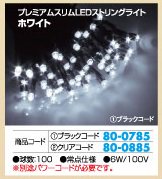 PムスリムLEDストリングライトホワイトALPS-100WC