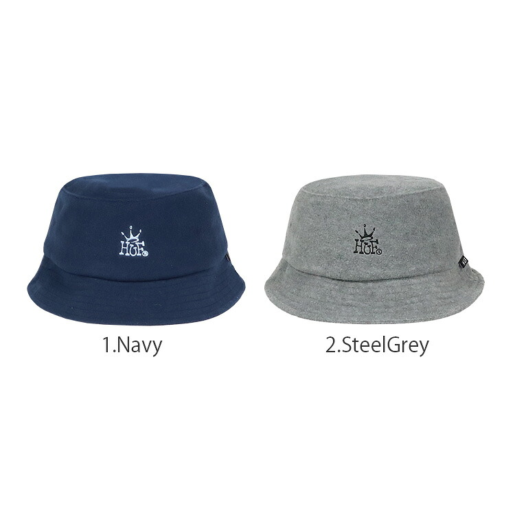 おしゃれ Huf ハフ バケットハット メンズ レディース クラウン ロゴ ポーラー フリース 帽子 ユニセックス 秋 冬 ストリート ブランド スケートボード Www Agroservet Com
