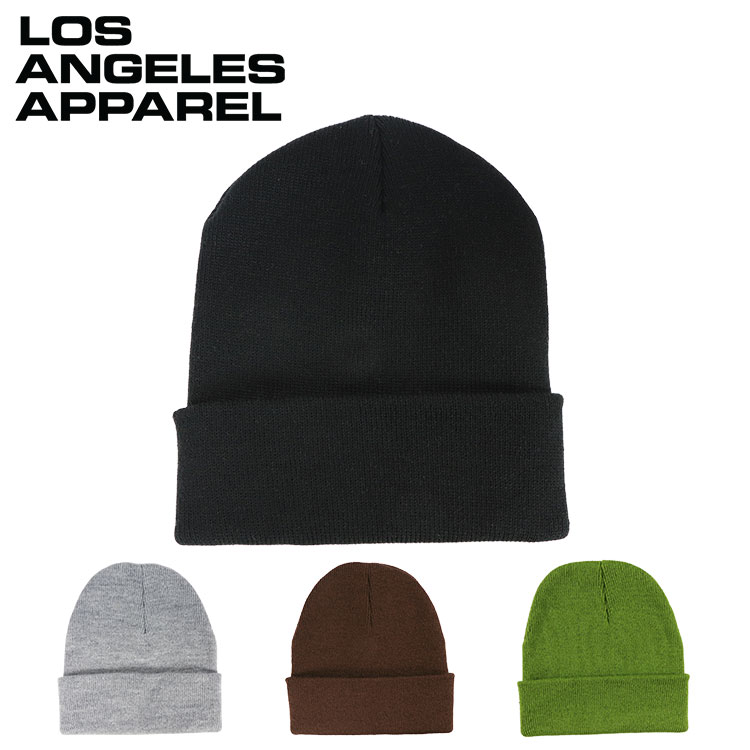 ロサンゼルスアパレル ロスアパ ニット帽 ニットキャップ Los Angeles Apparel メンズ レディース 無地 帽子 ビーニー  BEANIE made in USA アメリカ製 | 99HeadwearShop