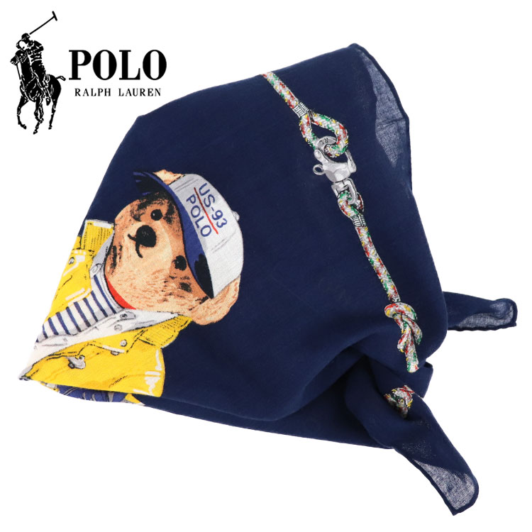 楽天市場 ラルフローレン バンダナ ポロベア Polo Ralph Lauren Ocean S Challenge Bear Scarf スカーフ ハンカチ メンズ レディース ラルフ ハンカチ Poloベア 人気 ブランド ギフト 99headwearshop