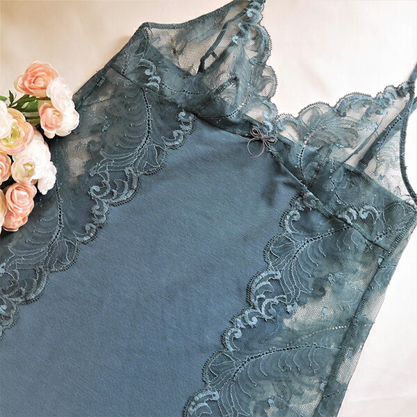 受賞店舗 L Angelique ランジェリーク テラス シリーズ 日本 レース 綿混パワーネット 綿 コットン 天然素材 レディース インナー ソフト さらさら 通気性 リラックス プレゼント 母の日 綿混パワーネットスリップw 最も優遇 Www Papermoney World Com