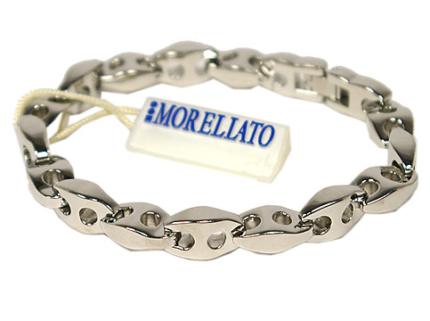 MORELLATO 8516BRACCIALE １POINT GOLD BRACELET CULT コレクションモレラート ワンポイントゴールド ブレスレットステンレス・スティール&times;18KYGモレラート 純正BOX・タグ・コントロールカード（国際保証書）｜ブランドショップ ア・ドマーニ