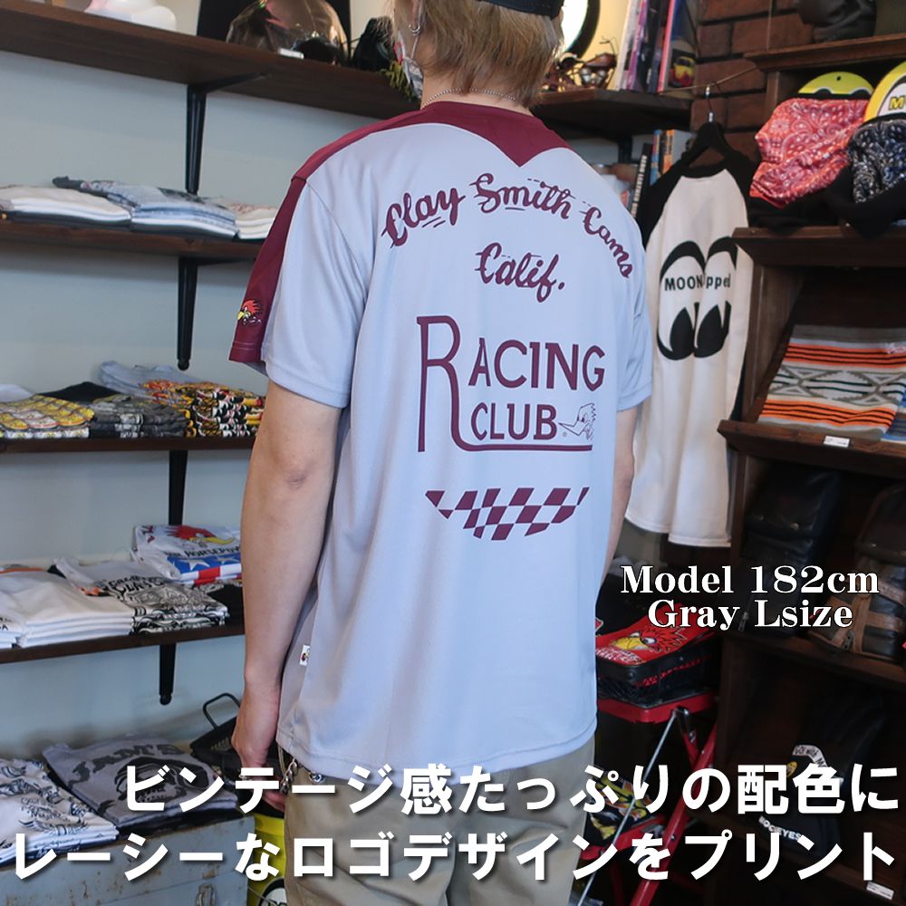 楽天市場 Csy 1713 クレイスミス メッシュｔシャツ 半袖 Tシャツ メッシュ シャツ プリント 刺繍 ポリエステル 春 夏 秋 アメリカン アメカジ ビンテージ ヴィンテージ メンズ M L Ll ブラック 黒 ホワイト 白 グレー Clay Smith Wheeler A Garage 楽天市場店