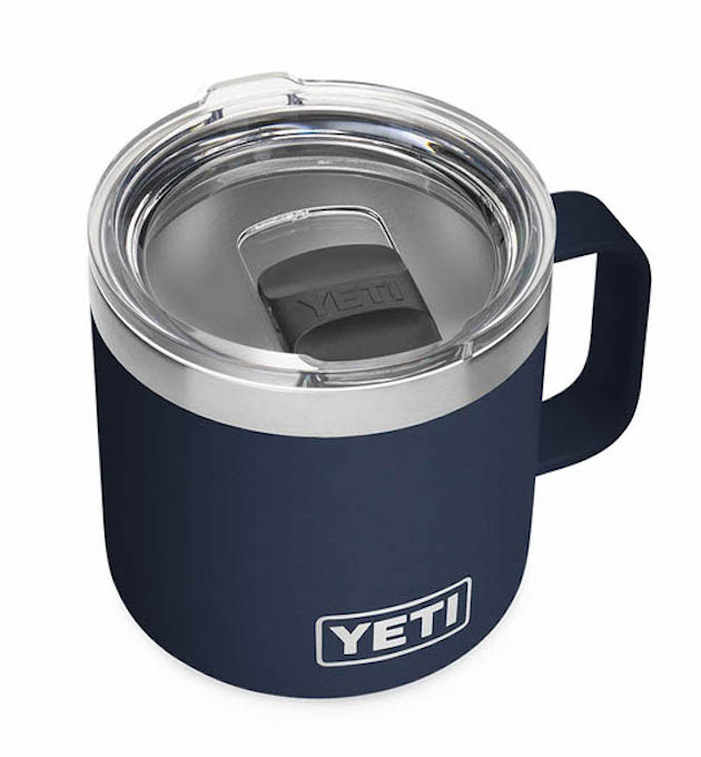 送料無料 Yeti ランブラー 14oz マグカップ イエティ キャンプカップ 耐熱性キャップ マグカップ キャンプ アウトドア 釣り 保温 保冷 コップ コーヒーカップ Rumbler 14oz Mug Lid ネイビー Nvy マグスライダーリッド Novix Com