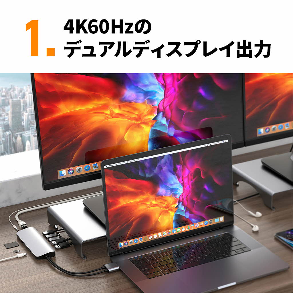 期間限定特価 Hyperdrive Viper 10 In 2 Usb C ハブ 4k 60hz Hdmi 2 Usb A 3 ギガビットイーサネット Microsd Sd 60w Usb C Pd 3 5mmオーディオジャック 4k60hz 10ポートに拡張 Macbook Pro Air Ipad Pro Ipad Air Hyper アビィニューヨーク 楽天市場