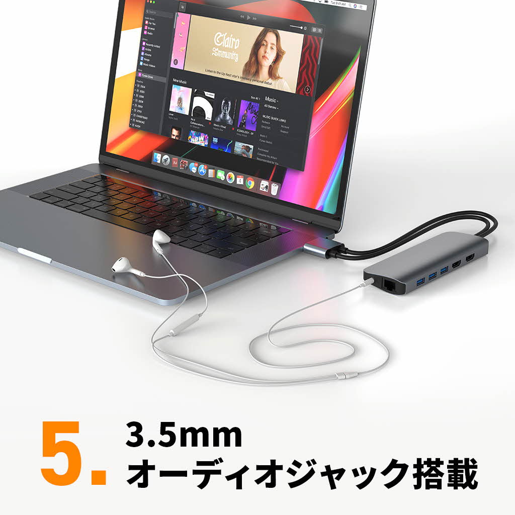 期間限定特価 Hyperdrive Viper 10 In 2 Usb C ハブ 4k 60hz Hdmi 2 Usb A 3 ギガビットイーサネット Microsd Sd 60w Usb C Pd 3 5mmオーディオジャック 4k60hz 10ポートに拡張 Macbook Pro Air Ipad Pro Ipad Air Hyper アビィニューヨーク 楽天市場