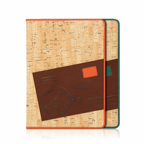 【iPad 9.7インチ 2018 / iPad 9.7インチ 2017 / iPad Air初代 兼用】ZENUS Masstige A-Cork Diary（ゼヌス マステージ エーコルクダイアリー）スタンド機能付 イタリアン合成皮革 レザーケース ダイアリー 手帳　フリップ