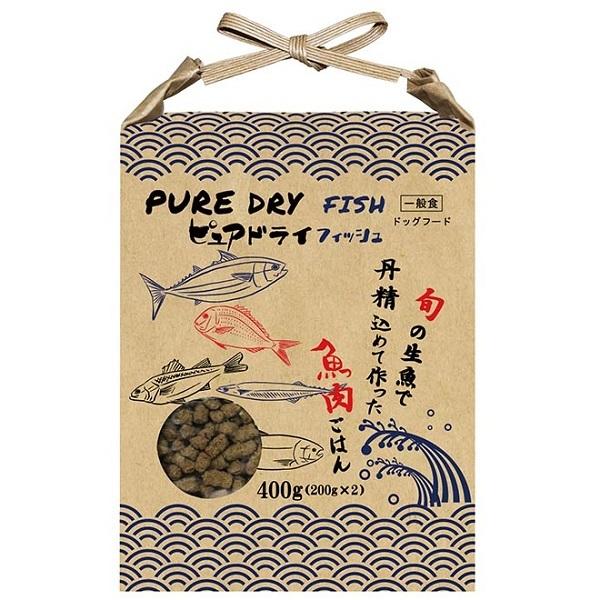 【国産】ピュアドライ 魚族 ４００g  ８００g １kg ドッグフー PUREDRY