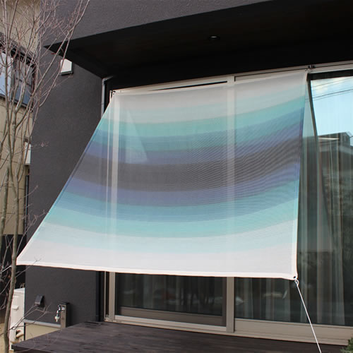 【送料無料】日よけ サンシェード【幅195cm×丈200cm】イチオリシェード グラデーション -ichiori shade gradation-|オーダーカーテン aiika
