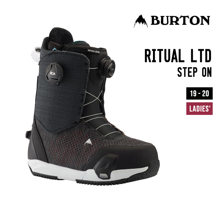 卓出 予約 スノーボード 靴 22-23 BURTON バートン RITUAL STEP ON リチュアルステップオン 22-23-BT-BTN 女子  ステップオン パウダー パーク グラトリ fucoa.cl