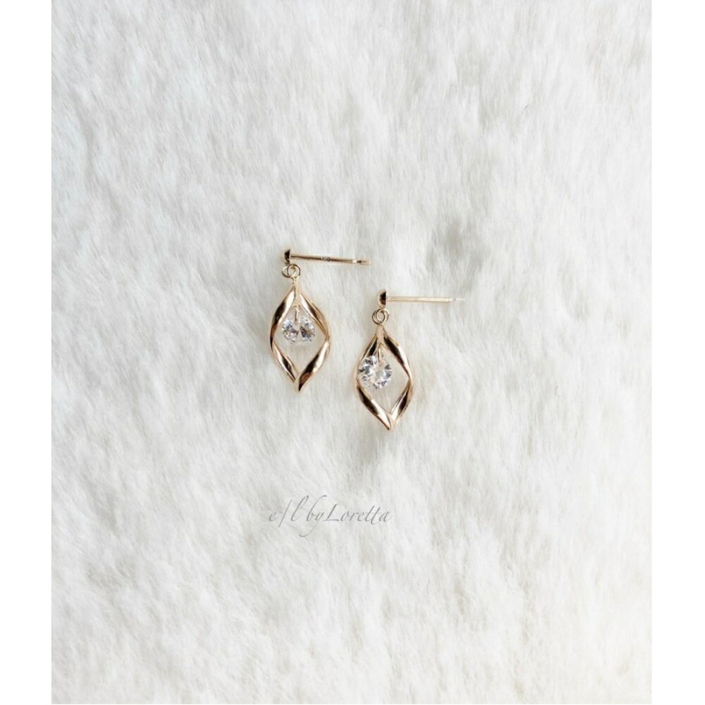 K10 CZ design hoop pierce　送料無料｜A.D.G