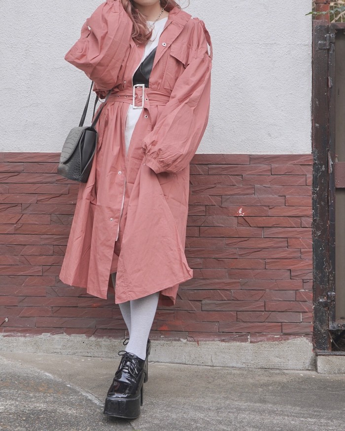 楽天市場 Balloon Sleeve Military Long Jacket Coat Pink With Belt レディース アウター コート ジャケット 羽織り ピンク ロングコート バルーンスリーブ お洒落 おしゃれ 長袖 ロングスリーブ ストリートファッション 韓国ファッション 洋服 ブランド A D G A D G