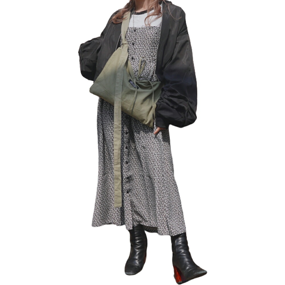 数量限定セール Balloon エーディージー Black レディース アウター ブルゾン ジャケット ナイロン 黒 ブラック ミリタリー 長袖 ロングスリーブ 女性 ストリートファッション カジュアル ブランド 洋服 アパレル メンズライク A D G Blouson Nylon Sleeve