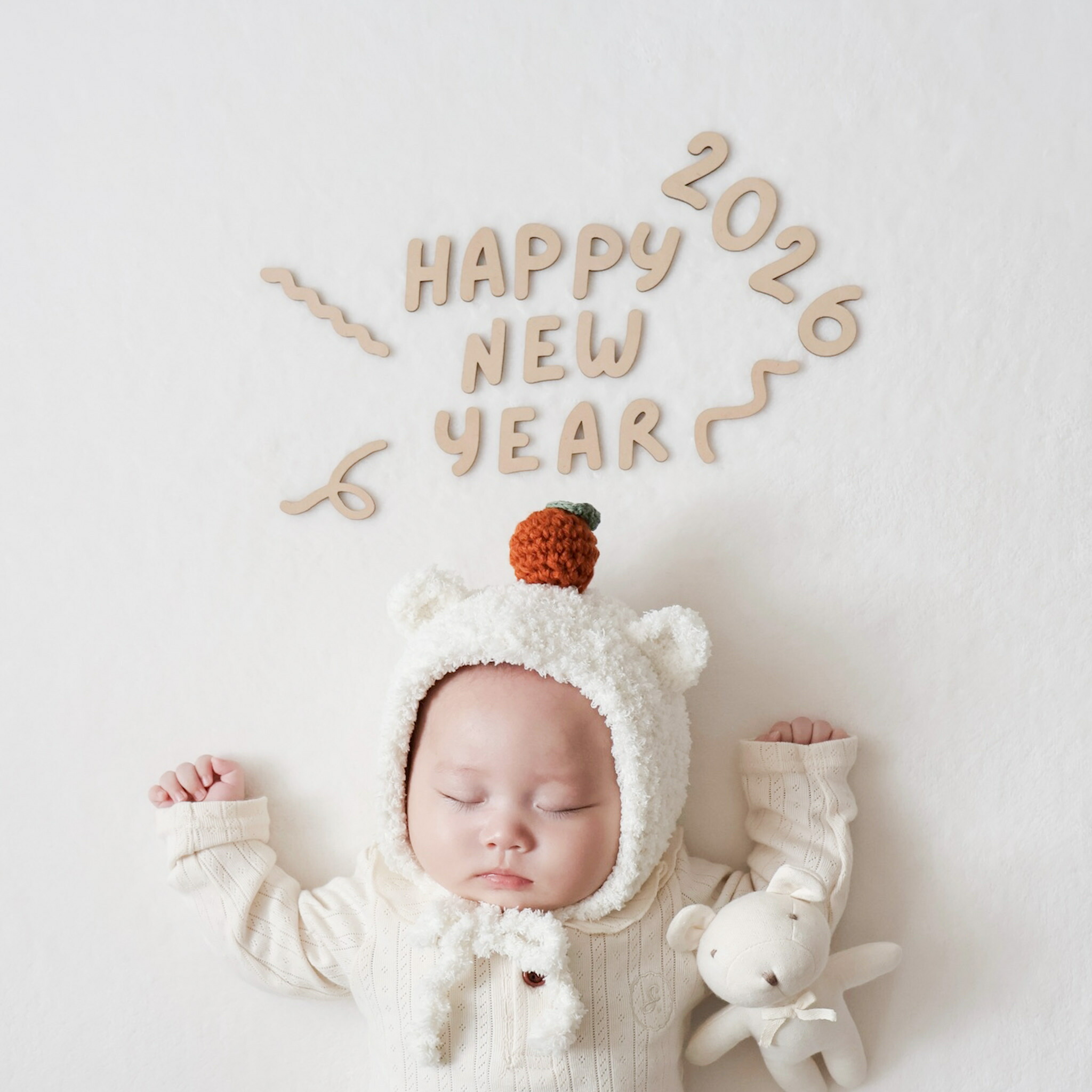 【楽天市場】Airie【 2026 HAPPY NEW YEAR Banner 】（木製お正月フォトバナー） 年賀状・お正月フォト・新年の挨拶
