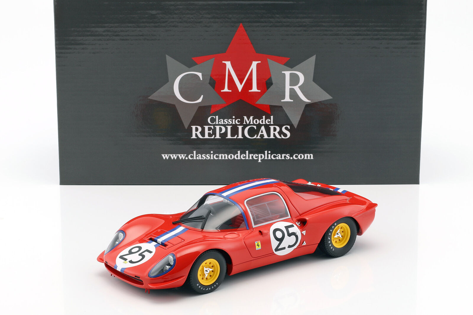 【昭和レトロ　ミニ模型】フェラーリディーノ206/S 1/87スケールミニチュア FERRARI DINO 206 COMPETIZIONE PROTOTIPO (イエロー) (ミニカー