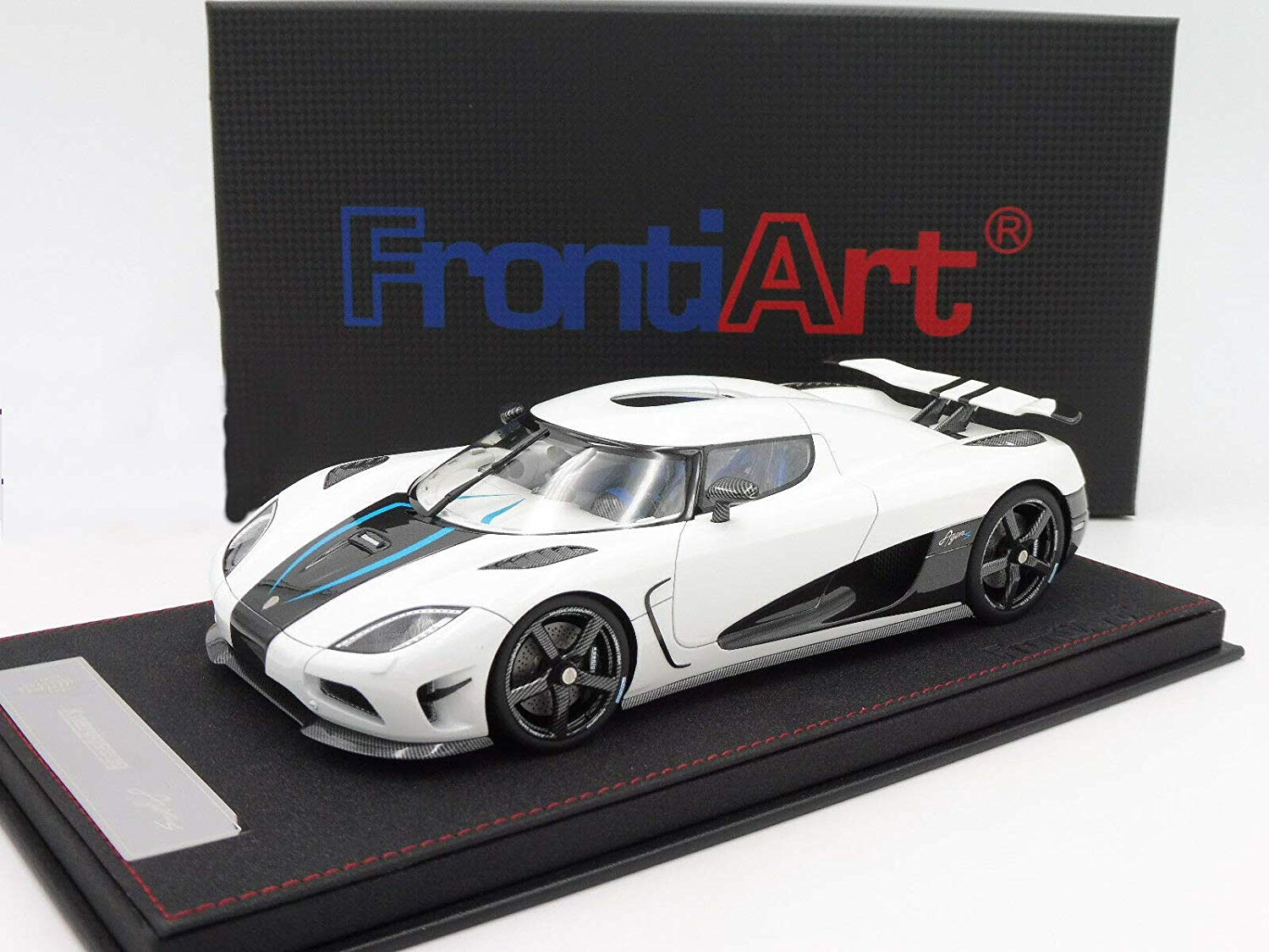 誕生日プレゼント Agera Koenigsegg Frontiart マットブルー One 1 アゲーラ ケーニグセグ 1 18 フロンティアート One 1 Blue Matt 乗り物のおもちゃ F033 22