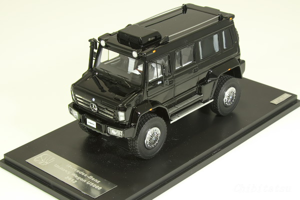 メーカー/スケール不詳 メルセデス ベンツ ウニモグ U5000 黒 BENZ ミニカーショップ ケンボックス 1/43スケール☆GLM205602