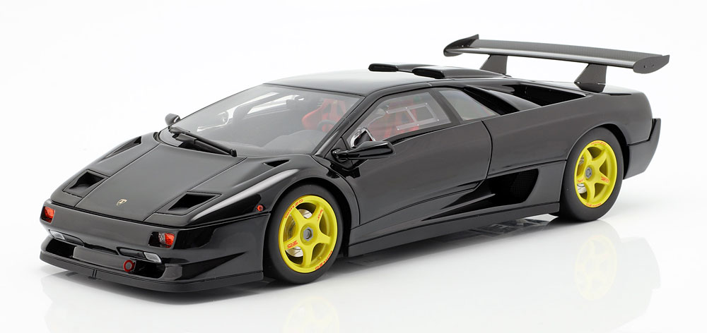 GT肝ったま 1/18 ランボルギーニ ディアブロ SVR 1996 黒いこと 250台押さえる Lamborghini Diablo 1996 black Limited Edition 250 pcs