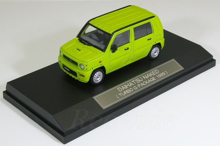 楽天市場 Hi Story 1 43 ダイハツ ネイキッド ターボ Gパッケージ 1999 マスタードイエロー Daihatsu Naked Turbo G Package Reowide モデルカー カタログ Shop