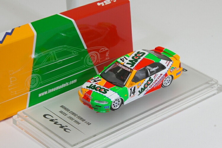 楽天市場】INNO 1/64 ホンダ シビック EF9 #14 ジャックス JTC