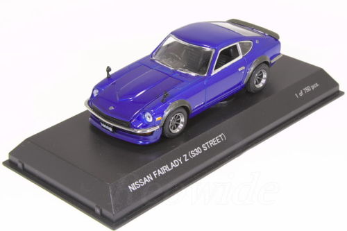 楽天市場 京商 1 43 日産 フェアレディz S30 ストリート ブルー 750台限定 Reowide モデルカー カタログ Shop