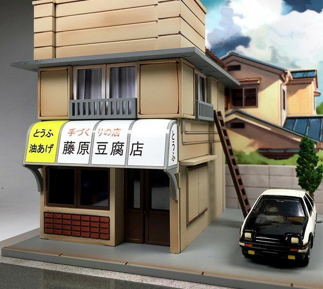 Yume Box ジオラマ 1 64 藤原豆腐店 イニシャルd トミカ 京商サイズ Ae86 藤原拓海 トレノ Tnfarmersmarkets Org
