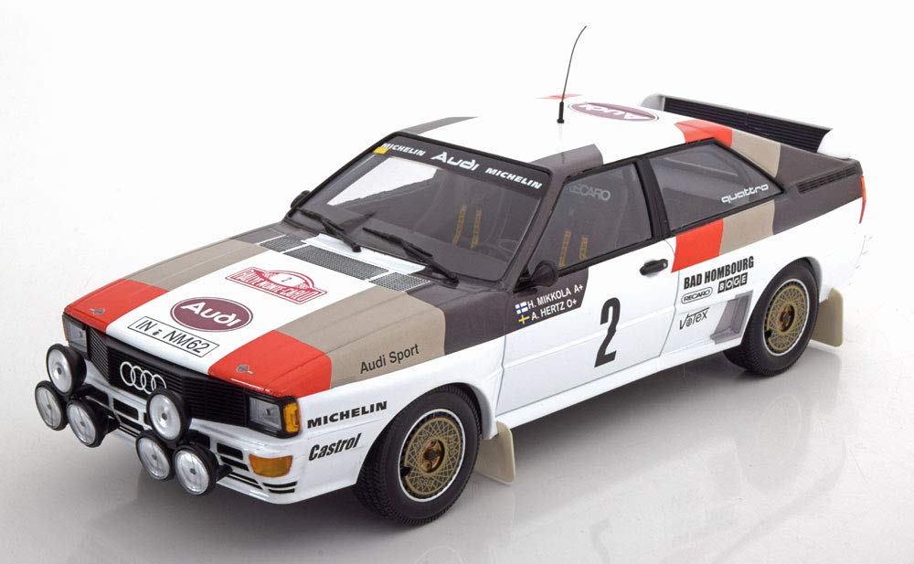 Audi quattro ミニチャンプ3種セット　アウディクワトロ 楽天市場】ミニチャンプス 1/18 アウディ クワトロ #12 ラリー