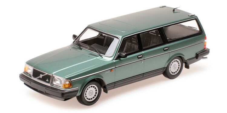 ミニチャンプス 1/18 ボルボ 240GL ブレーク 1986 グリーン VOLVO BREAK GREEN｜Reowide モデルカー カタログ SHOP