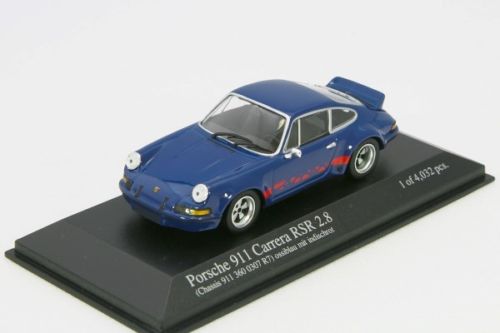 ミニチャンプス 1/43 ポルシェ 911 カレラ Minichamps Porsche 911 Carrera RSR 2.8 1973 Blue / Red Chassics 7,507円