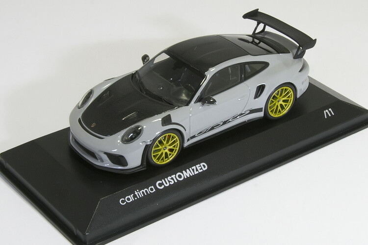 <11台限定>ミニチャンプス 1/43 ポルシェ 911 (991-2) GT3 RS ヴァイザッハパッケージ クレヨン 2018 With Weissach package Kreidegrau / Rad Gold|Reowide モデルカー カタログ SHOP