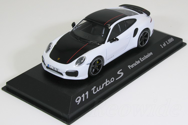 1000 Mini Champs 143 Porsche 911 Turbo S 991 White Black 2014 Porsche Dealer Special Order Models Limited