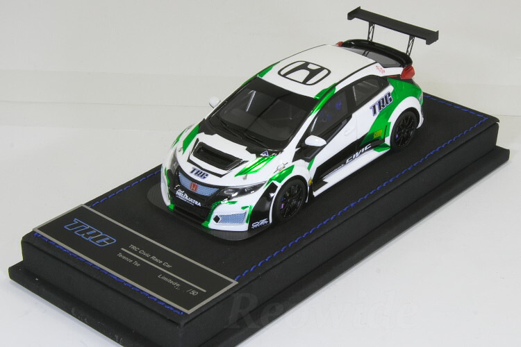 1/43 ホンダ　シビック　TRC RACE CAR ミニカー　FK2 タイプR スパーク 1/43 ホンダ シビック Type R TCR No.9 2020 FIA