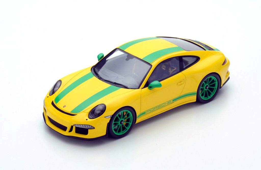 スパーク 1/18 ポルシェ 911 991R クーペ 2016 イエロー グリーン PORSCHE 911 991R COUPE 2016 YELLOW GREEN