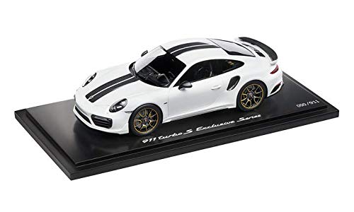 ぴかぴか光る 1/18 ポルシェ 911 ターボ S Exclusive Series 991 2017 Carrara white Porsche 911 Turbo S