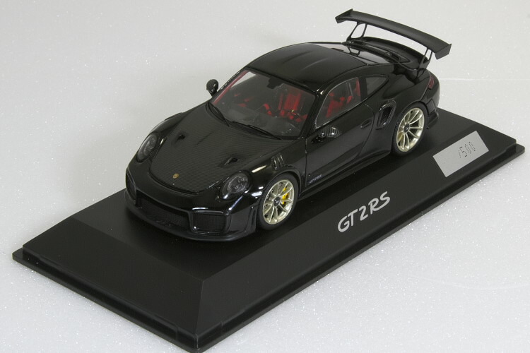 新古品 1/43 ポルシェ純正 スパーク ポルシェ 991.2 911 ターボ Porsche 911 Turbo S Exclusive Series (991.2) Graphite Blue